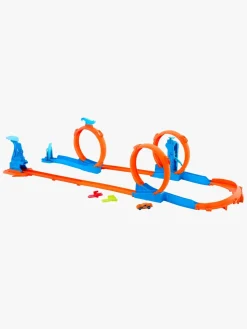 Legetøjsbiler & -Fartøjer-HotWheels Hot Wheels Racerbane Triple Loop Frenzy