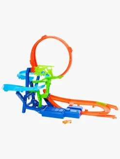 Legetøjsbiler & -Fartøjer-HotWheels Hot Wheels Stunt Tracks Big Air Crash Racerbane