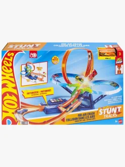 Legetøjsbiler & -Fartøjer-HotWheels Hot Wheels Stunt Tracks Big Air Crash Racerbane