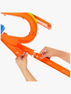 Legetøjsbiler & -Fartøjer-HotWheels Hot Wheels Stunt Tracks Big Air Crash Racerbane