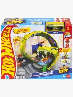 Legetøjsbiler & -Fartøjer-HotWheels Hot Wheels Stunt Tracks Corkscrew Jump Champion Legesæt