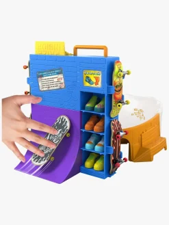 Legetøjsfigurer-HotWheels Hot Wheels Tony Hawk Fingerskateboard inkl Skateboardrampe