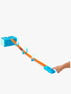 Legetøjsbiler & -Fartøjer-HotWheels Hot Wheels Track Builder Ice Crash Racerbane