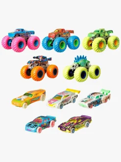 Legetøjsbiler & -Fartøjer-HotWheels Monster Trucks Selvlysende Multipack