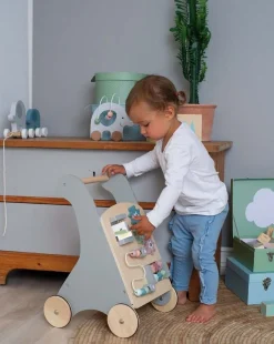 Legetøj Til Børn På 0-10 År|Babylegetøj-JaBaDaBaDo Aktivitetsvogn Grå/Beige/Flerfarvet