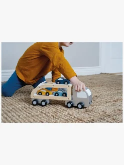 Legetøjsbiler & -Fartøjer-JaBaDaBaDo Anhængervogn med Sportsvogne