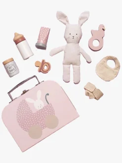 Dukker & Bamser-JaBaDaBaDo Babykuffert Kanin med Tilbehør
