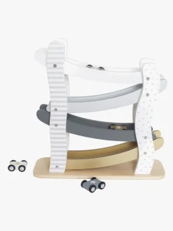 Legetøjsbiler & -Fartøjer-JaBaDaBaDo Bilrampe m. Biler Silver