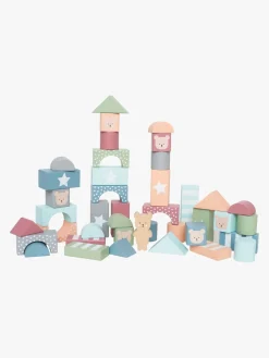 Trælegetøj-JaBaDaBaDo Byggeklodser Teddy