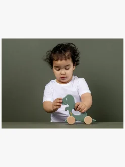 Trælegetøj-JaBaDaBaDo Dino Rulledyr