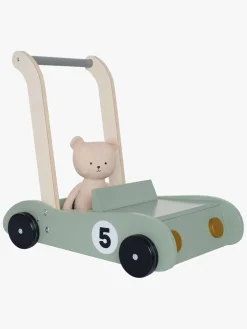 Babylegetøj-JaBaDaBaDo Gåvogn med Bamse Grøn