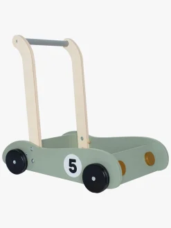 Babylegetøj-JaBaDaBaDo Gåvogn med Bamse Grøn