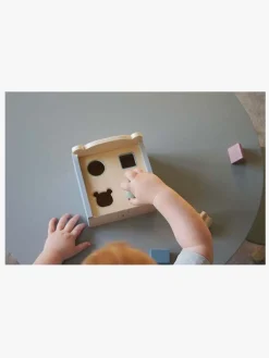 Trælegetøj-JaBaDaBaDo Puttekasse Teddy Flerfarvet