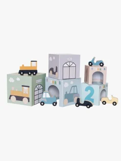 Trælegetøj|Legetøj Til Børn På 0-10 År-JaBaDaBaDo Stabelbare Klodser Køretøjer 1-5