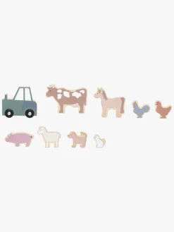 Babylegetøj-JaBaDaBaDo Stableklodser med Bondegårdsdyr