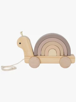Trælegetøj|Legetøj Til Børn På 0-10 År-JaBaDaBaDo Træklegetøj Snegl med Regnbue