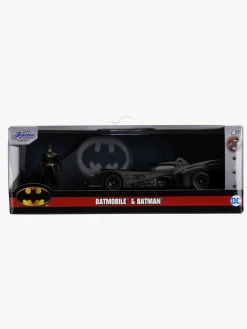 Legetøjsbiler & -Fartøjer|Legetøjsfigurer-JadaToys Jada Toys Batman Bil med Figur 1989 Batmobile 1:32 Sort