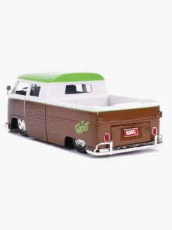 Legetøjsbiler & -Fartøjer|Legetøjsfigurer-JadaToys Jada Toys Marvel Bil med Figur Groot & Volkswagen Kombi Pickup 1:24 Flerfarvet