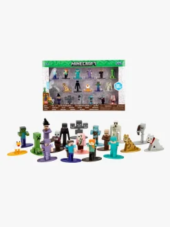 Legetøjsfigurer-Minecraft Jada Toys Nano Multipack Figursæt 18 Stk.