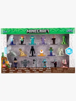 Legetøjsfigurer-Minecraft Jada Toys Nano Multipack Figursæt 18 Stk.