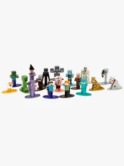 Legetøjsfigurer-Minecraft Jada Toys Nano Multipack Figursæt 18 Stk.