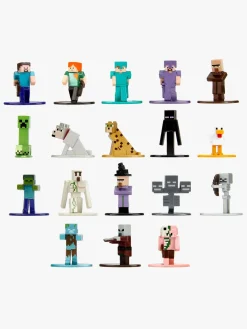 Legetøjsfigurer-Minecraft Jada Toys Nano Multipack Figursæt 18 Stk.