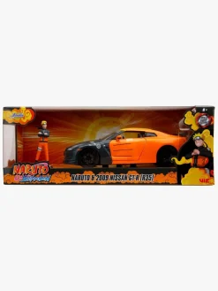 Legetøjsbiler & -Fartøjer-JadaToys Jada Toys Nissan GT-R 2009 Bil med Naruto Figur