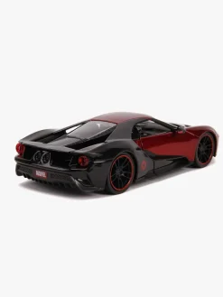 Legetøjsbiler & -Fartøjer|Legetøjsfigurer-JadaToys Jada Toys Spider-Man Bil med Figur Miles Morales 2017 Ford GT 1:2 Sort