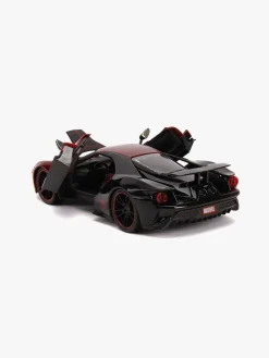 Legetøjsbiler & -Fartøjer|Legetøjsfigurer-JadaToys Jada Toys Spider-Man Bil med Figur Miles Morales 2017 Ford GT 1:2 Sort