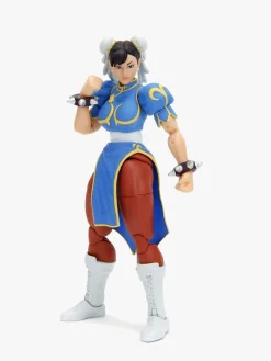 Legetøjsfigurer-JadaToys Jada Toys Street Fighter II Chun-Li 6" Actionfigur Flerfarvet
