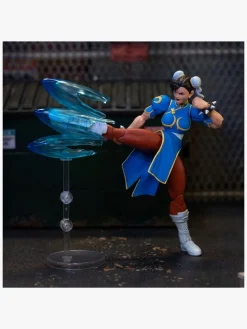 Legetøjsfigurer-JadaToys Jada Toys Street Fighter II Chun-Li 6