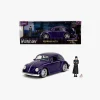Legetøjsbiler & -Fartøjer-Jada Toys Wednesday Volkswagen Beetle Bil
