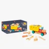 Trælegetøj-Janod Brico'Kids Pull Along DIY Lastbil 14 Dele