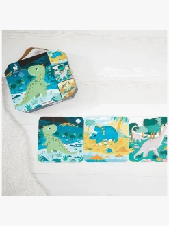 Spil & Puslespil-Janod Dinosaur Puslespil med Progressiv Sværhedsgrad 4-i-1 43 Brikker Flerfarvet