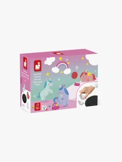 Kreativt Legetøj-Janod Enhjørning Stampinoo Stempelsæt