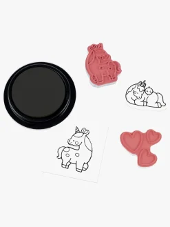 Kreativt Legetøj-Janod Enhjørning Stampinoo Stempelsæt