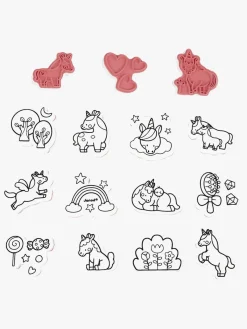 Kreativt Legetøj-Janod Enhjørning Stampinoo Stempelsæt