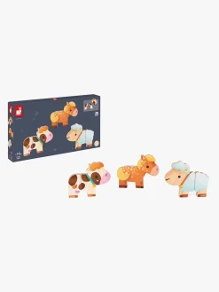 Legetøjsfigurer-Janod Funny Magnets Farm Magnetsæt