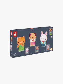 Legetøjsfigurer-Janod Funny Magnets Kæledyr Magnetsæt