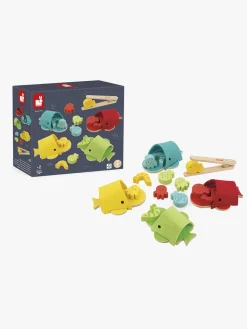 Spil & Puslespil-Janod Hval-farvematchingspil Spil