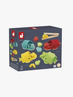 Spil & Puslespil-Janod Hval-farvematchingspil Spil