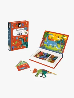 Bøger-Janod Magneti'Book Dinosaurer Magnetsæt 40 Stk. Flerfarvet