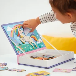 Bøger-Janod Magneti'Book Enhjørning Magnetsæt 44 Stk. Flerfarvet