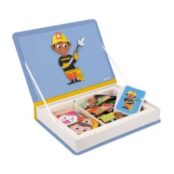 Bøger-Janod Magneti'Book Job Magnetsæt 48 Stk. Flerfarvet