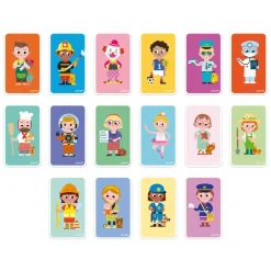 Bøger-Janod Magneti'Book Job Magnetsæt 48 Stk. Flerfarvet