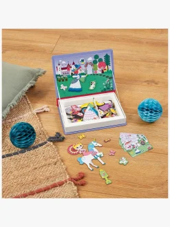 Bøger-Janod Magneti'Book Princesses Magnetsæt 55 Stk. Flerfarvet