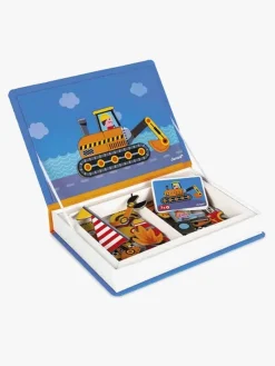 Bøger-Janod Magneti'Book Racers Magnetsæt 50 Stk. Flerfarvet