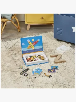 Bøger-Janod Magneti'Book Racers Magnetsæt 50 Stk. Flerfarvet