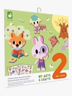 Kreativt Legetøj-Janod My Arts & Crafts Genanvendelige Tykke Klistermærker 22 Stk.