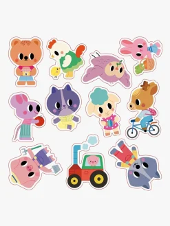 Kreativt Legetøj-Janod My Arts & Crafts Genanvendelige Tykke Klistermærker 22 Stk.